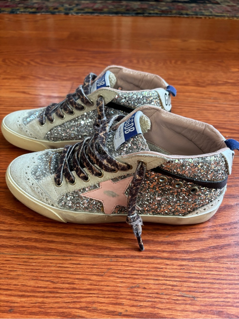Golden Goose glitter midstar